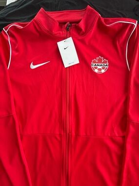 Nike Canada Soccer zip up Track Jacket